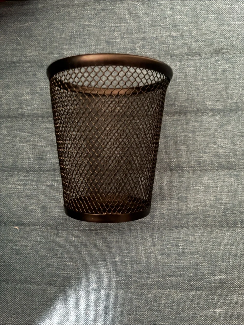 IKEA Pink Square Mesh Organizers with Black Round Mesh Pen Cup
